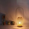 Modern Round Bamboo Lantern Writing Desk Decorative Light Simple Table Lamp