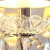 European Transparent Pendant Light Bedroom Living Room Modern Crystal Chandelier