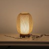 Bamboo Desk Lamp Cocoon Shape Table Lamp Living Room Decorative Light