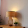 Creative Bamboo Desk Lamp Vintage Table Lamp Cozy Tearoom Study Room Lighting