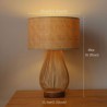 Creative Bamboo Desk Lamp Vintage Table Lamp Cozy Tearoom Study Room Lighting