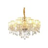 Living Room Bedroom European Simple Crystal Chandelier Modern Pendant Light