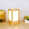 Creative Wooden Table Lamp Bedside Study Decorative Table Light Square Table Lamp