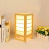 Simple Table Lamp Creative Decorative Floor Lamp Wooden Check Table Lamp