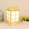 Modern Wooden Lantern Bedside Hotel Room Lighting Creative Table Lamp