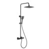 Modern Rainfall Shower Tap With Handheld Shower Thermostatic Shower Faucet System