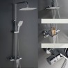 Modern Rainfall Shower Tap With Handheld Shower Thermostatic Shower Faucet System