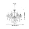 Elegant Pendant Light Living Room Dining Room European Crystal Chandelier