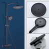 Bathroom Faucet with Thermostatic Bathtub Diverter Mixer Tap Multifunction Hand Held Shower Head