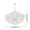 Living Room Dining Room European Crystal Chandelier Luxury Cognac Pendant Light