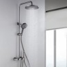 Matte Black Rainfall Shower System with High Pressure 10 Inch Shower Head