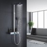 Self-Powered LED Display 10 Inch Rainfall Shower Head With Handheld Spray