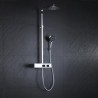 Self-Powered LED Display 10 Inch Rainfall Shower Head With Handheld Spray