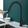 Smart Touch 304 Stainless Steel Kitchen Sink Faucet Mixer Tap with Pull Out Sprayer