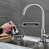 Stainless Steel Kitchen Tap With Touch Switch Modern Touch Sensor Kitchen Faucet