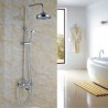 Simple Modern Chrome Plating Bathroom Shower Faucet