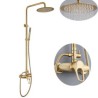 Brass Brushed Classic Shower Set Shower Faucet System