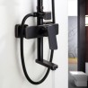 ORB Black Shower Faucet Set Rotatable Spout Shower Set Adjustable Shower Head