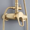 Brass Brushed Classic Shower Set Shower Faucet System