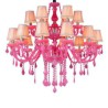 Bedroom Living Room Large Crystal Chandelier European Romantic Pendant Light