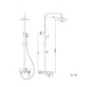 Colors Available for Modern Shower Faucet System Bathroom Shower Faucet Set Chrome/Chrome+White/ORB