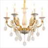 Unique Design Pendant Light Living Room Study European Crystal Chandelier