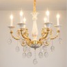 Unique Design Pendant Light Living Room Study European Crystal Chandelier