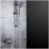 Bathroom Tub Faucet Waterfall Spout Mixer Tap With Hand Shower Wall Mounted