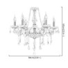 Pink Pendant Light Romantic Princess Room Kids Room European Style Crystal Chandelier