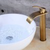 Antique Brass Waterfall Mixer Tap for Bathroom