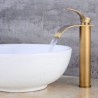 Antique Brass Waterfall Mixer Tap for Bathroom