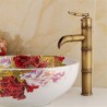 Water Pump Bathroom Faucet Bamboo Style Bathroom Faucet Antique Brass Finish Bathroom Sink Tap