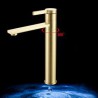 Bathroom Sink Faucet Basin Tap Mixer in Brushed Gold Brass with 360 Rotatable Spout