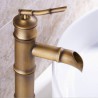 Water Pump Bathroom Faucet Bamboo Style Bathroom Faucet Antique Brass Finish Bathroom Sink Tap