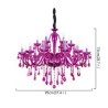 Living Room Bedroom Crystal Chandelier European Romantic Pendant Light