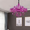 Living Room Bedroom Crystal Chandelier European Romantic Pendant Light