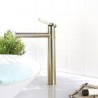 Swivel Spout Vessel Sink Faucet Bathroom Countertop Sink Tap Available in Brushed Gold/Nickel Brushed Color