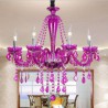 Living Room Bedroom European Crystal Chandelier Romantic Pendant Light