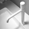 Vessel Sink Faucet with White Brass Basin Mixer Tap