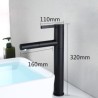 Matt Black Pull-Down Sprayer Sink Faucet Basin Tap