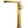 Swivel Vessel Sink Faucet with Antique Brass Basin Mixer Tap