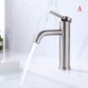 Stainless Steel Sink Faucet with Rotation (Short)