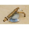 Single Hole Single Handle Antique Brushed Finish Brass Sink Faucet