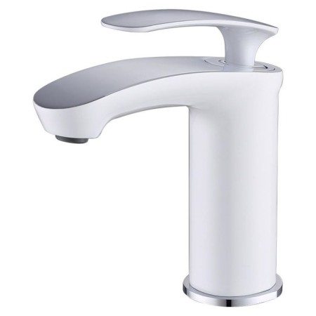 Modern Deck Mounted Single Hole Bathroom Faucet with Single Handle