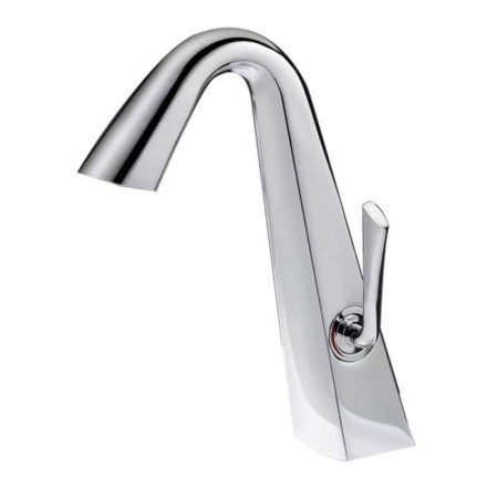 Single Hole Bathroom Sink Faucets Modern Deck Mounted Single Handle Vanity Sink Faucets