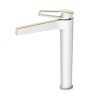 Tall Bathroom Basin Sink Faucet with Hot and Cold Water Mixer Tap