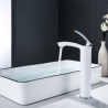 Modern Design Single Handle Single Hole Basin Faucet 11.8 Inch Bathroom Sink Faucet