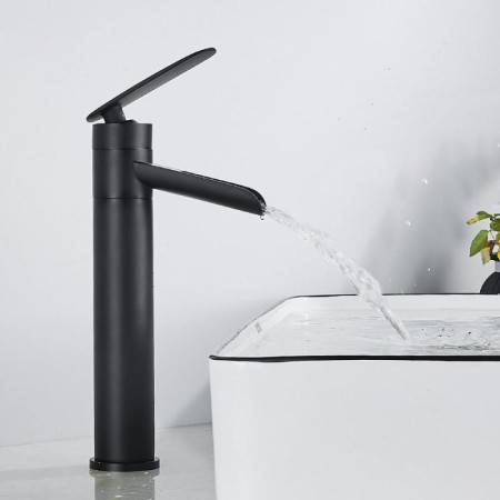 Bathroom Vessel Sink Faucet with Brass Basin Mixer