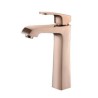 Brass Square Vessel Sink Faucet with Modern Basin Mixer Tap