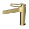 Brass Single Handle Vanity Sink Faucet with Single Hole for Bathroom Sink